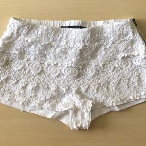 Zara Basic textured shorts